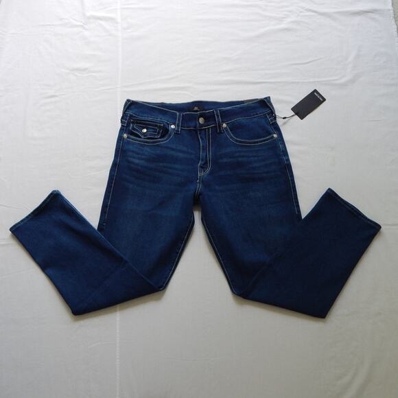 True Religion GENO Flap Relaxed Slim Medium Lagoon Wash Jeans Men's 36x30 NWT - Picture 8 of 8